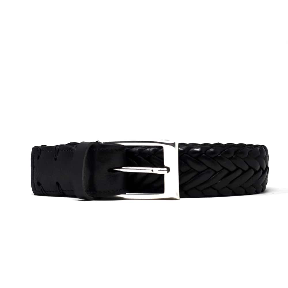 Cintura in pelle intrecciata nera, Cintura Donna, Cintura per donna, Cintura Pelle, Accessori Pelle, Cintura Artigianale, Cintura Artigianale Pelle
