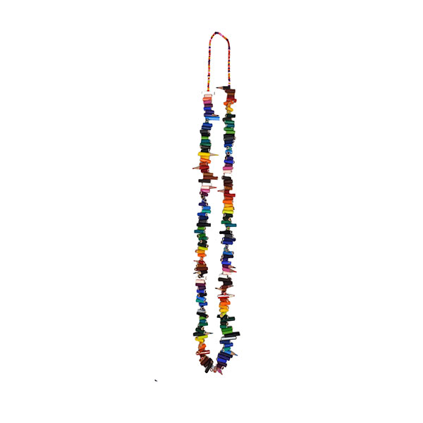 Maxi collana di Matite - Collana di Matite Lunga - Rainbow Collection | Paparesta Accessories collana donna, collana lunga donna, collana design, accessorio design, accessorio donna