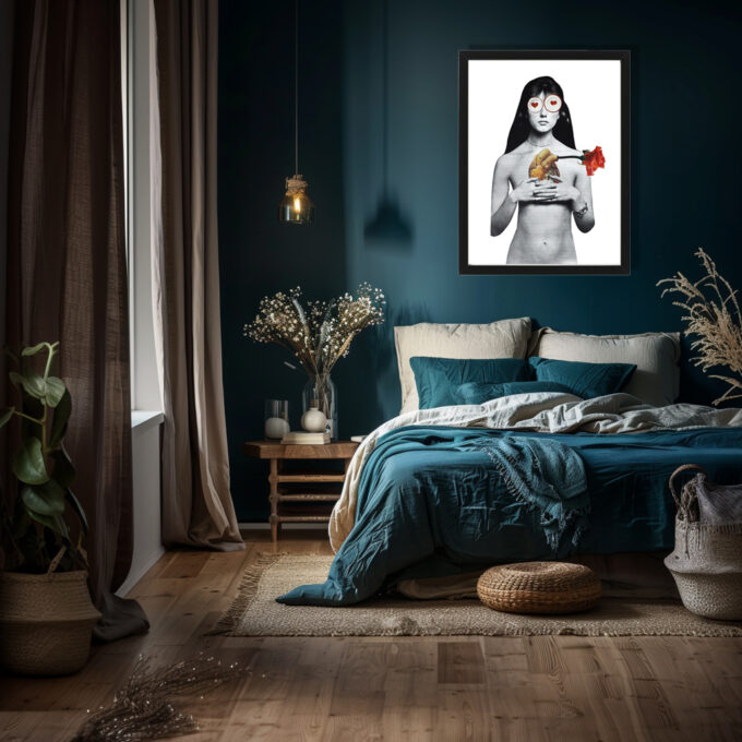 Collage "Woman in Love"